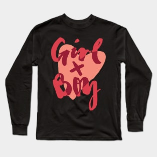 Girl x Boy Long Sleeve T-Shirt